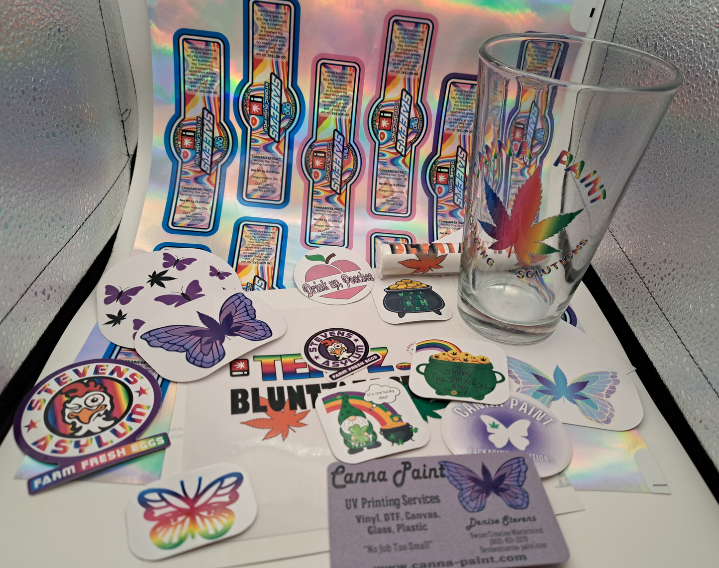 Custom Stickers - Vinyl: Brand Your Bags, Vapes & Beyond